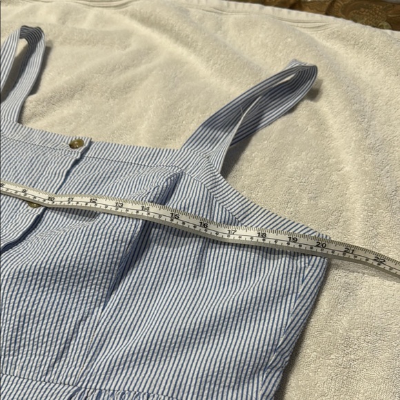 J. Crew Blue and White Buttoned Sundress - Picture 3 of 8